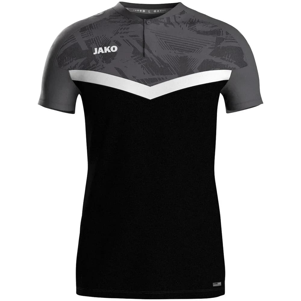 Jako Polo Iconic - schwarz/anthrazit - 2XL