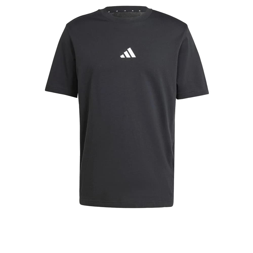 adidas Essentials Small Logo Single Jersey T-Shirt Herren JE9024 - black/white S