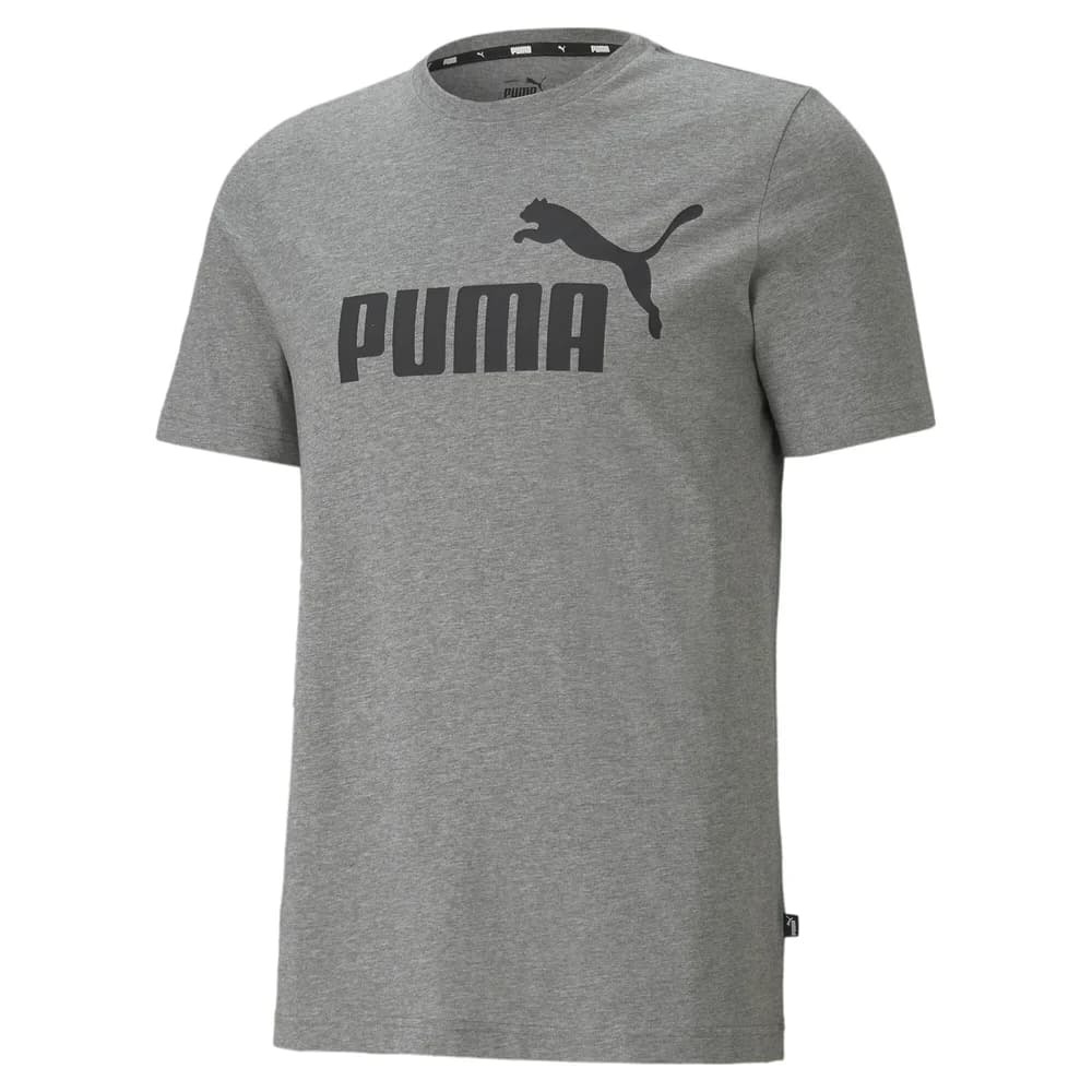 PUMA Essentials No. 1 Logo T-Shirt Herren 03 - medium gray heather L