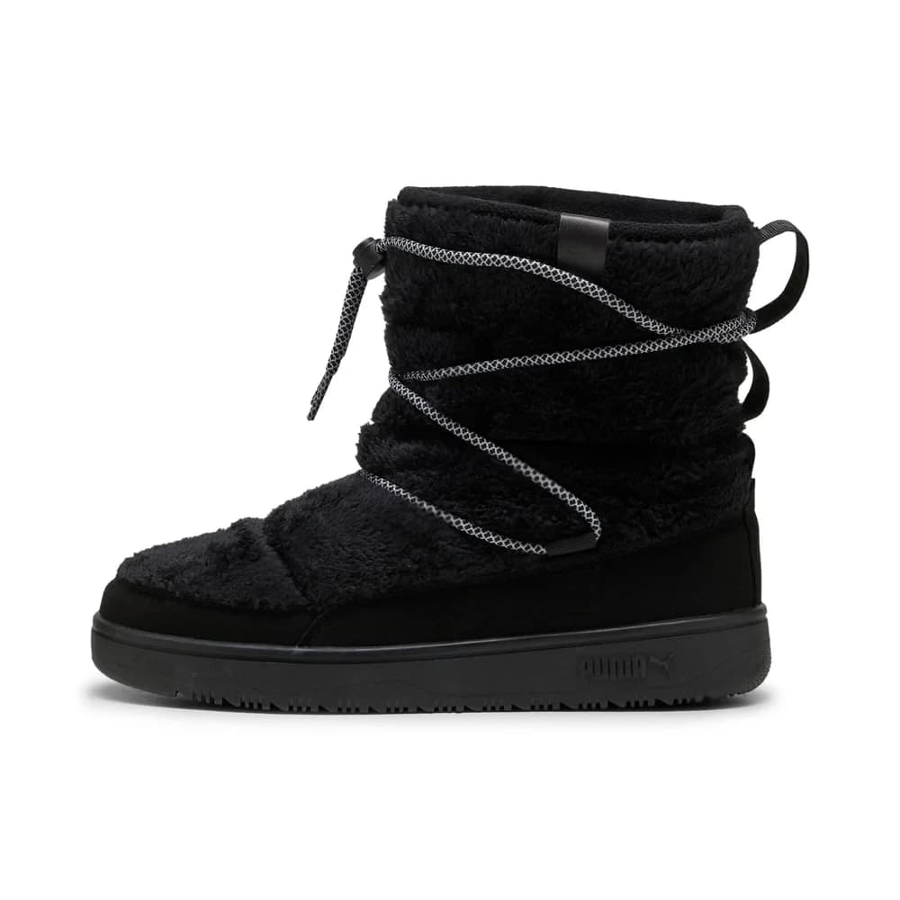 PUMA Snowbae Suede Winterstiefel Damen 01 - PUMA black/flat dark gray 38