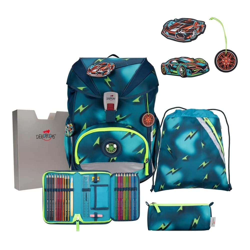 DerDieDas ErgoFlex Superlight Schulranzen-Set Magic Light 5tlg.