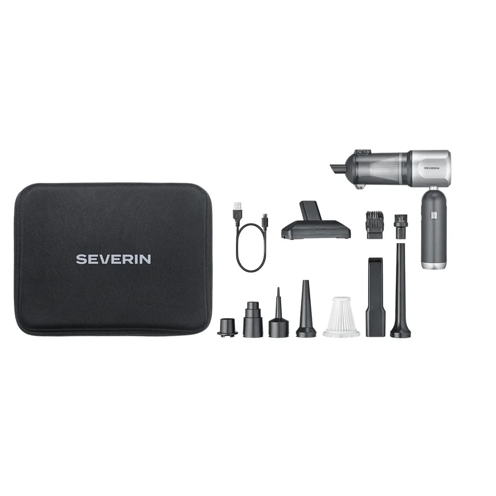 SEVERIN Handstaubsauger S-Power DuoBoost HV 7137 - Grau/Schwarz