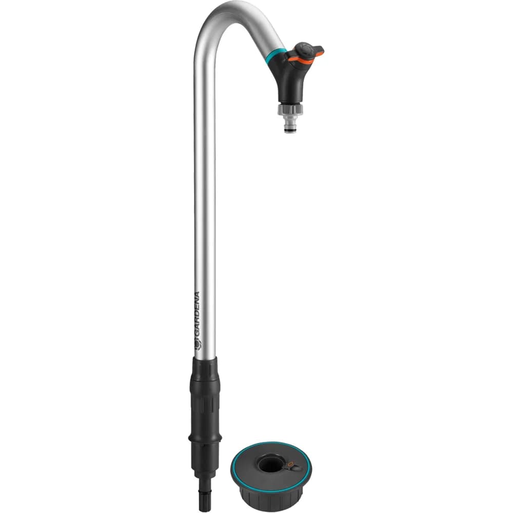 GARDENA Schlauchverbinder 8252-20 Sprinklersystem Pipeline Garten-Wasserhahn silberfarben