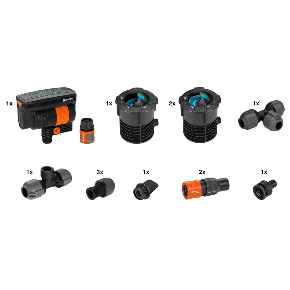 Start-Set Pipeline mit Viereckregner