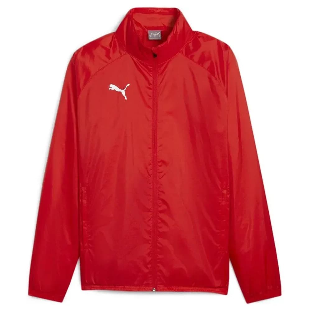 Puma teamGOAL Allwetterjacke Herren - rot/weiß - 2XL