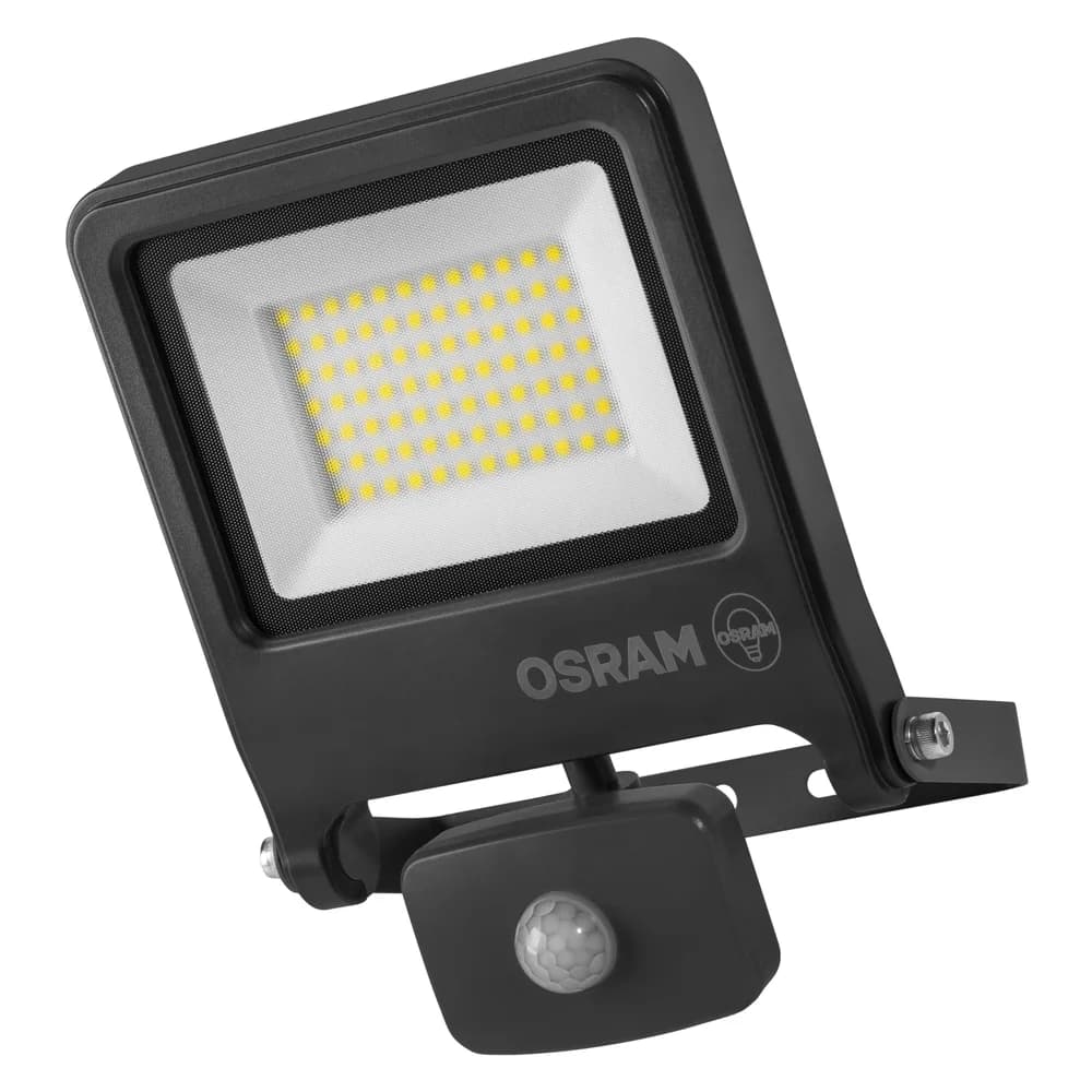 Osram LED Fluter Endura Flood Sensor 50W DG 4000K Neutralweiß IP44 grau