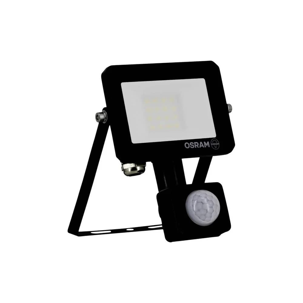 Osram LED Fluter LUX schwarz 6500K kaltweißes Licht 10W IP65 mit Sensor