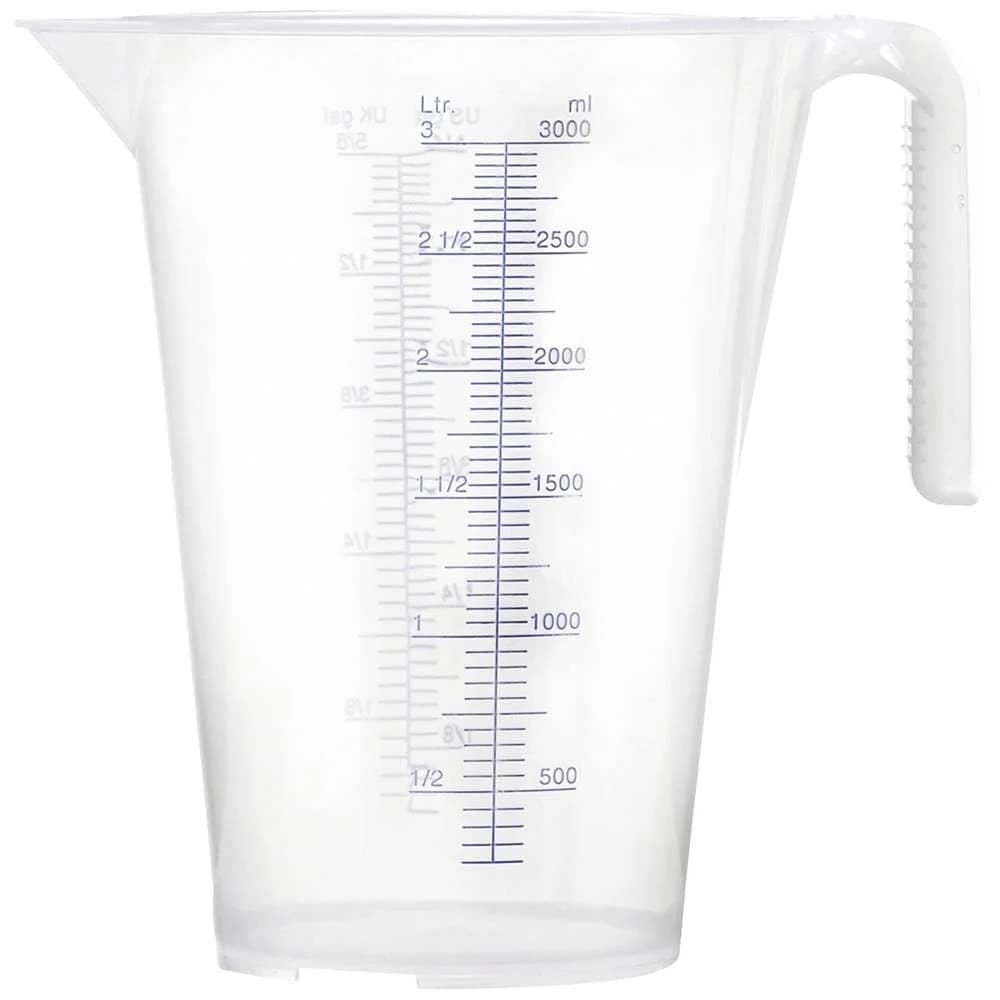 Pressol Messbecher, Polypropylen 3l transparent