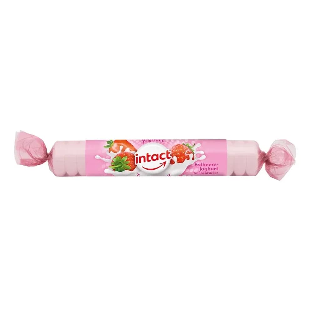 Intact Traubenzucker Erdbeere-Joghurt 40 g