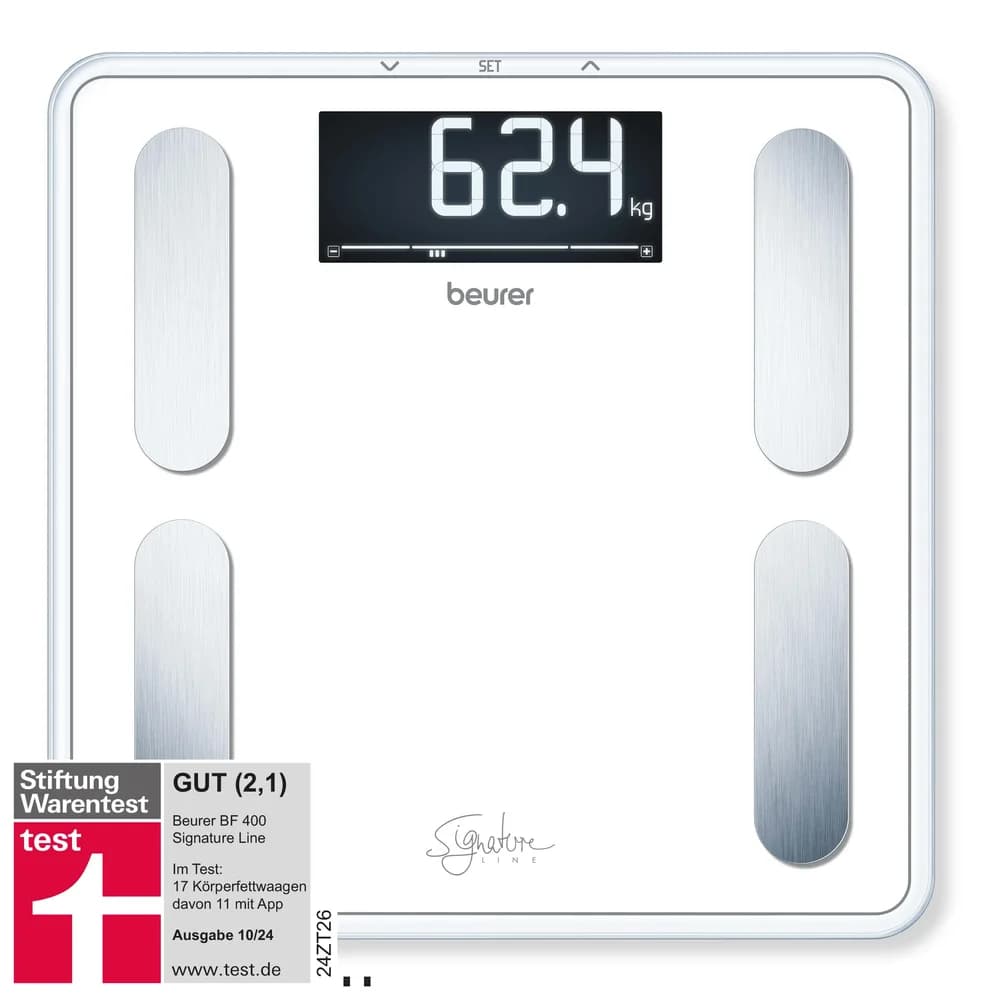 beurer BF 400 Signature Line Diagnosewaage Weiß
