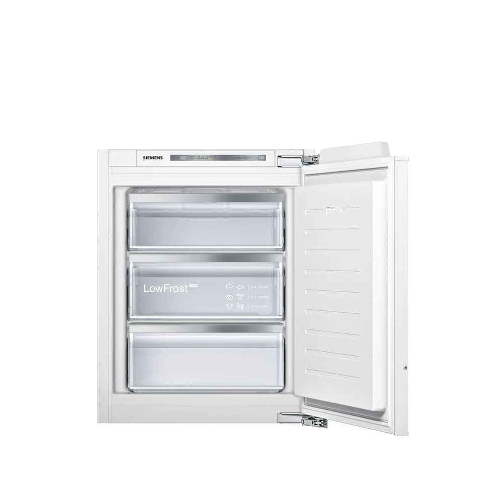 Siemens iQ500, GI11VAFE0 Einbau-Gefrierschrank, 71.2 x 55.8 cm, Flachscharnier