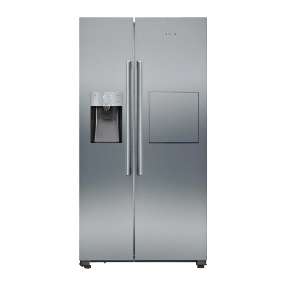 Siemens iQ500 KA93GAIEP, Freistehend, Amerikanische Tür, Edelstahl, Glas, 560 l, SN-T - Silber