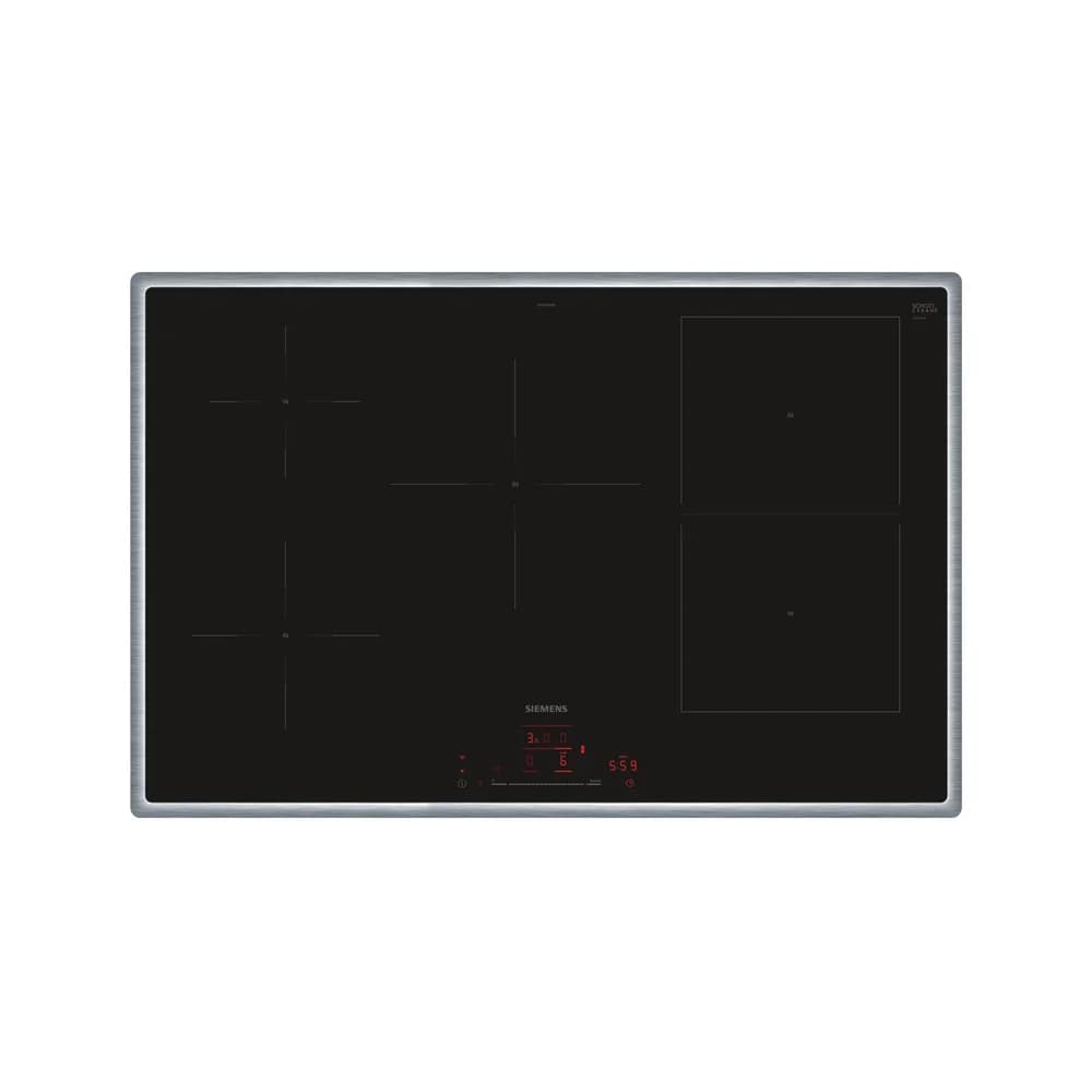 Siemens ED845HWB1E, iQ500, Induktionskochfeld, 80 cm, Mit Rahmen aufliegend