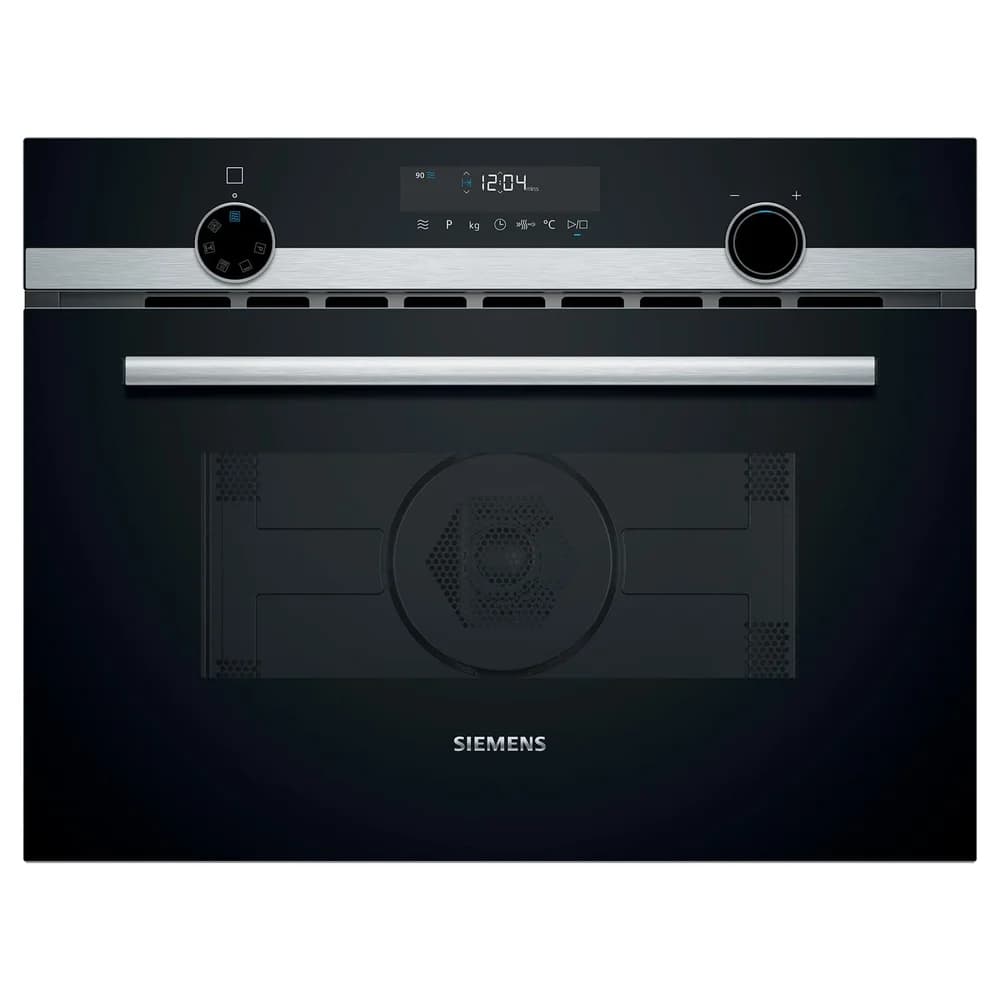 Siemens CM585AGS1 iQ500 Einbau-Mikrowelle schwarz/edelstahl