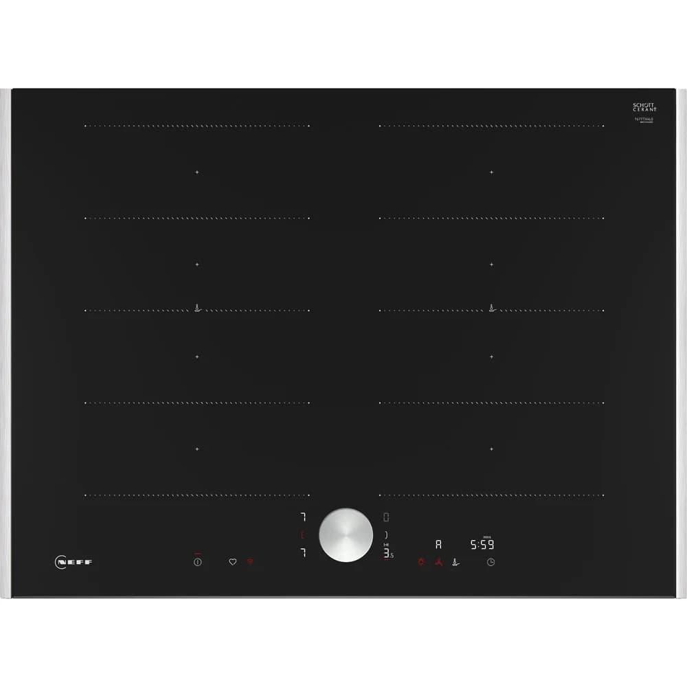 Neff T67TTX4L0, N 90, Induktionskochfeld, 70 cm, Mit Rahmen aufliegend