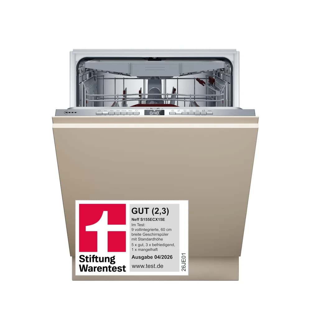 Neff S155ECX15E, N 50, Geschirrspüler vollintegrierbar, 60 cm