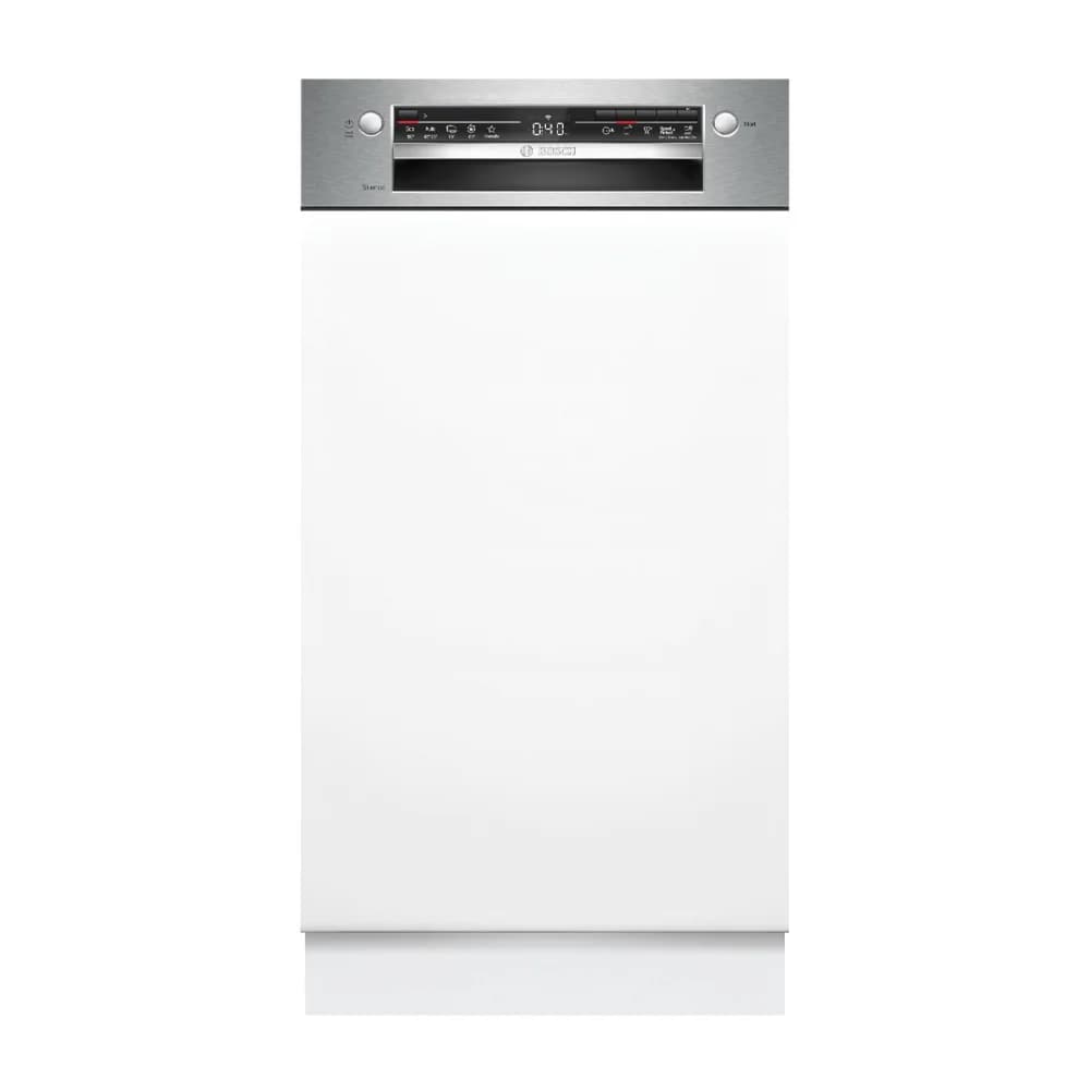 Bosch SPI2HKS42E, Serie 2, Teilintegrierter Geschirrspüler, 45 cm, Gebürsteter Stahl