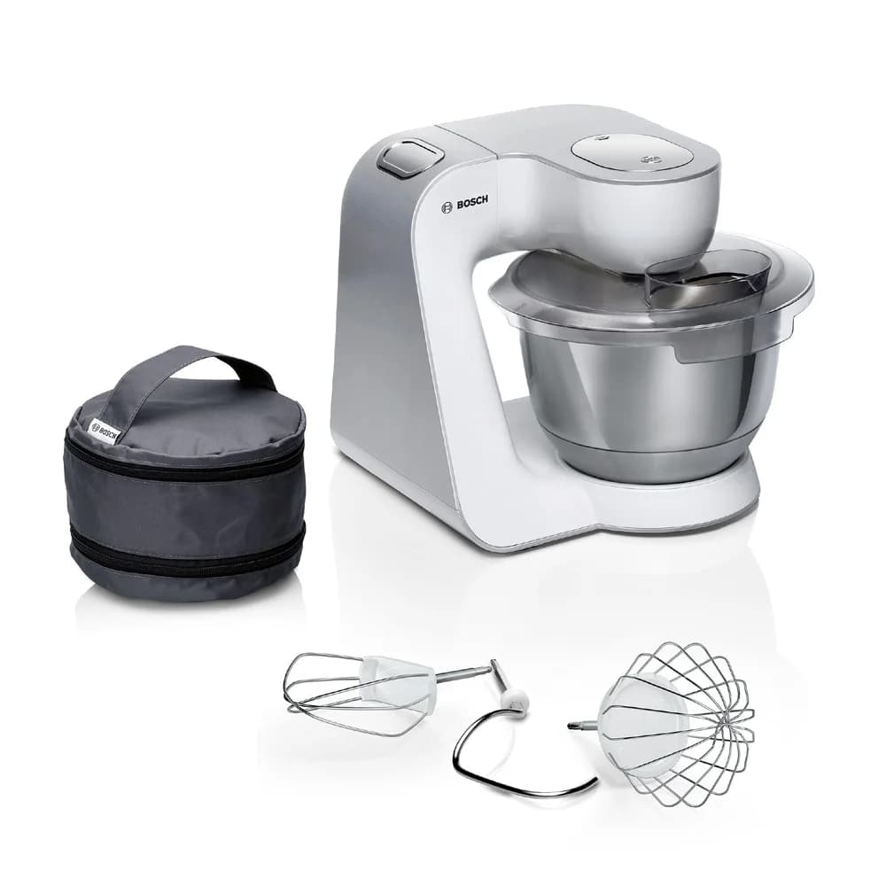 Bosch Serie 4, Küchenmaschine, MUM 5, 1000 W, Weiß, silber MUM58200