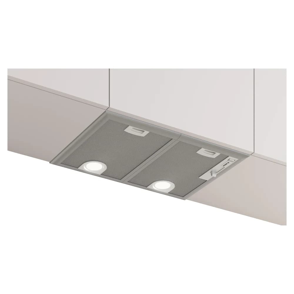 Bosch DHL555BM, Serie 4, Lüfterbaustein, 53 cm, Silber, metallisch