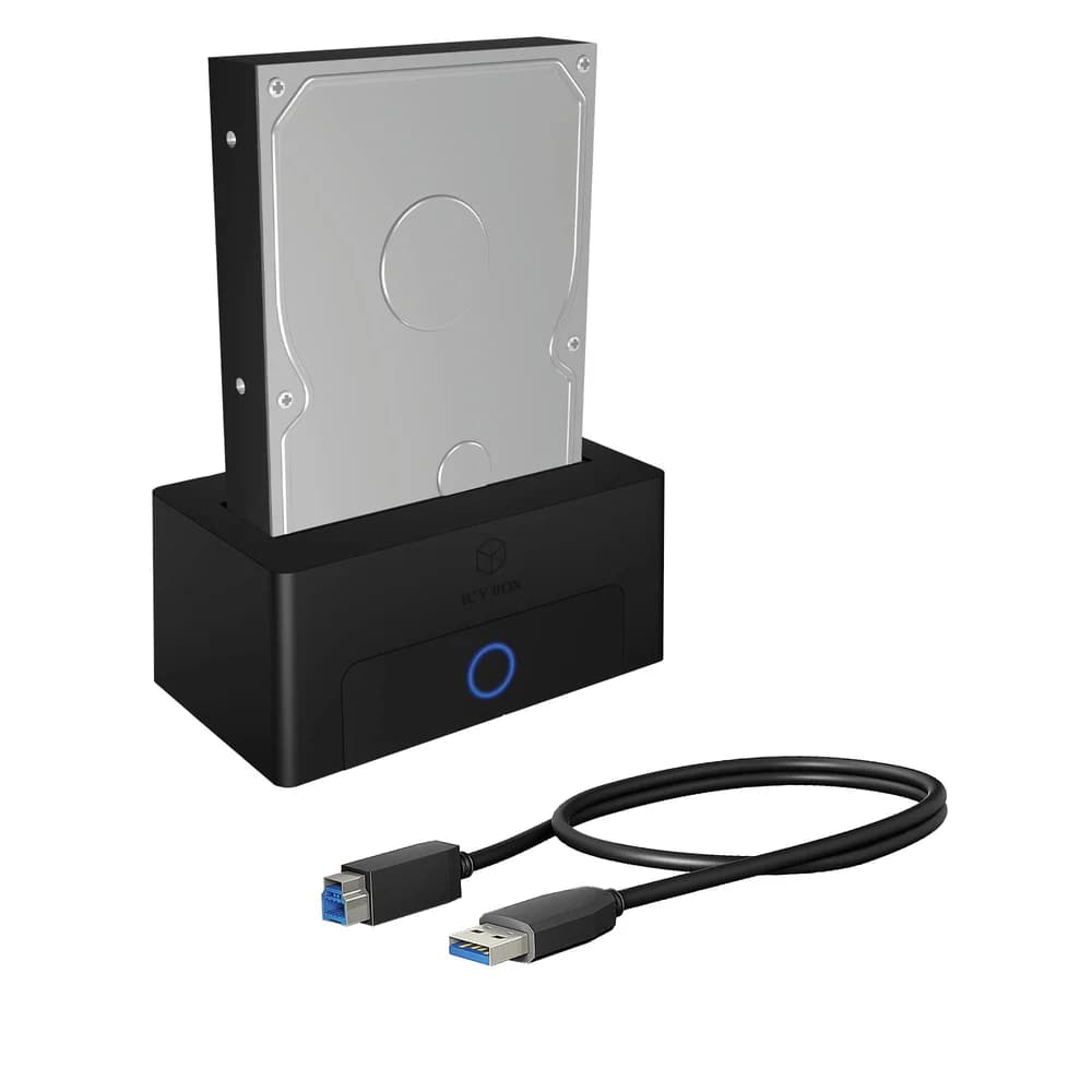 ICY BOX IB-1122-U3-B 1x SATA zu USB 3.2 Gen 1 schwarz