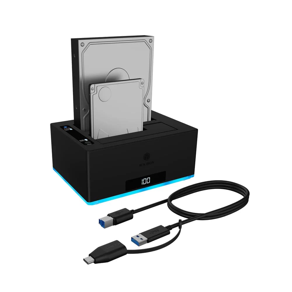 ICY BOX IB-127CL-U3 2 Bay Docking & Klonstation