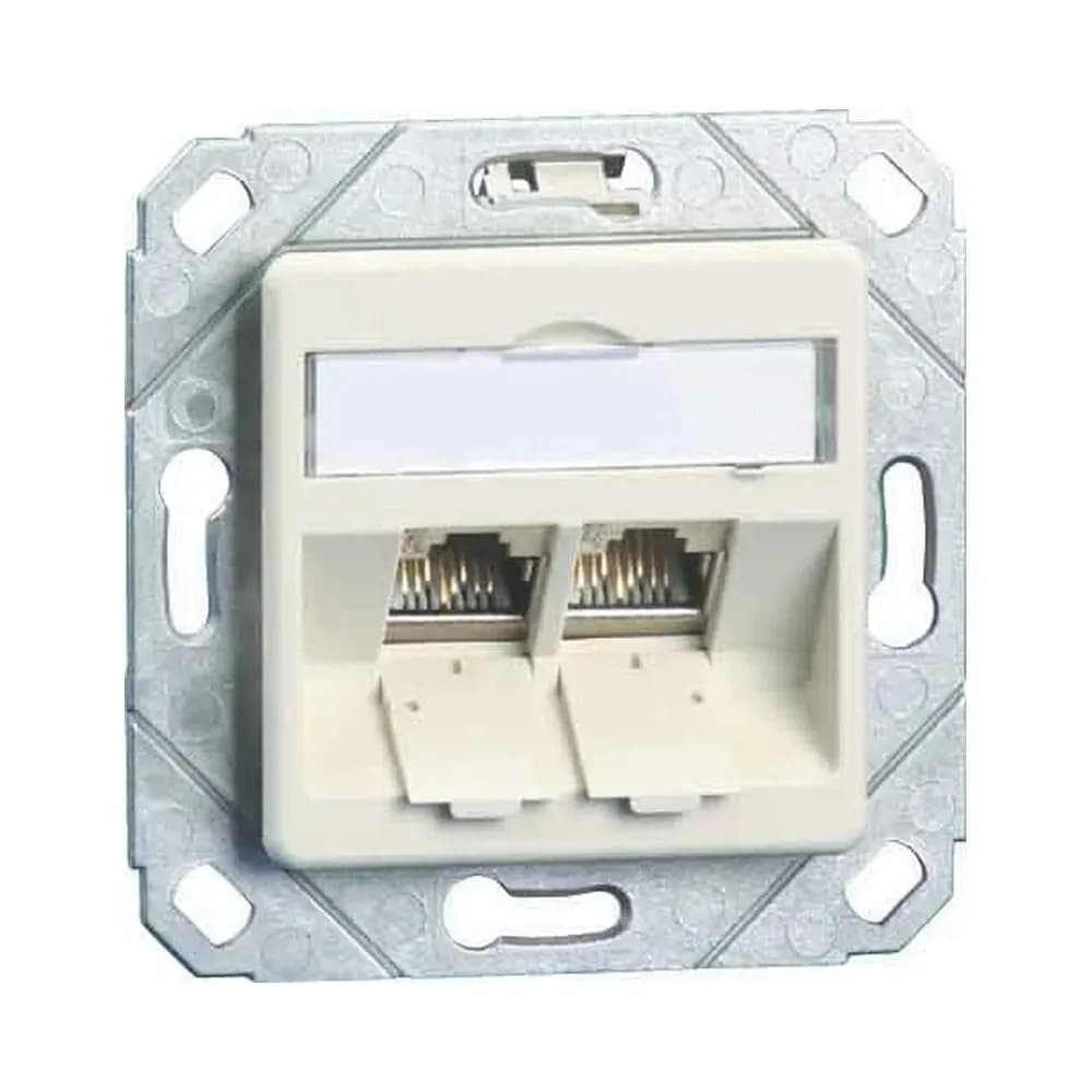Metz Connect Anschlussdose C6Amodul Upk TN C6Amod-2UPk-180rw