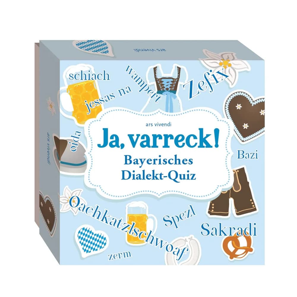 ars vivendi Spiel Ja, varreck! Bayerisches Dialekt-Quiz
