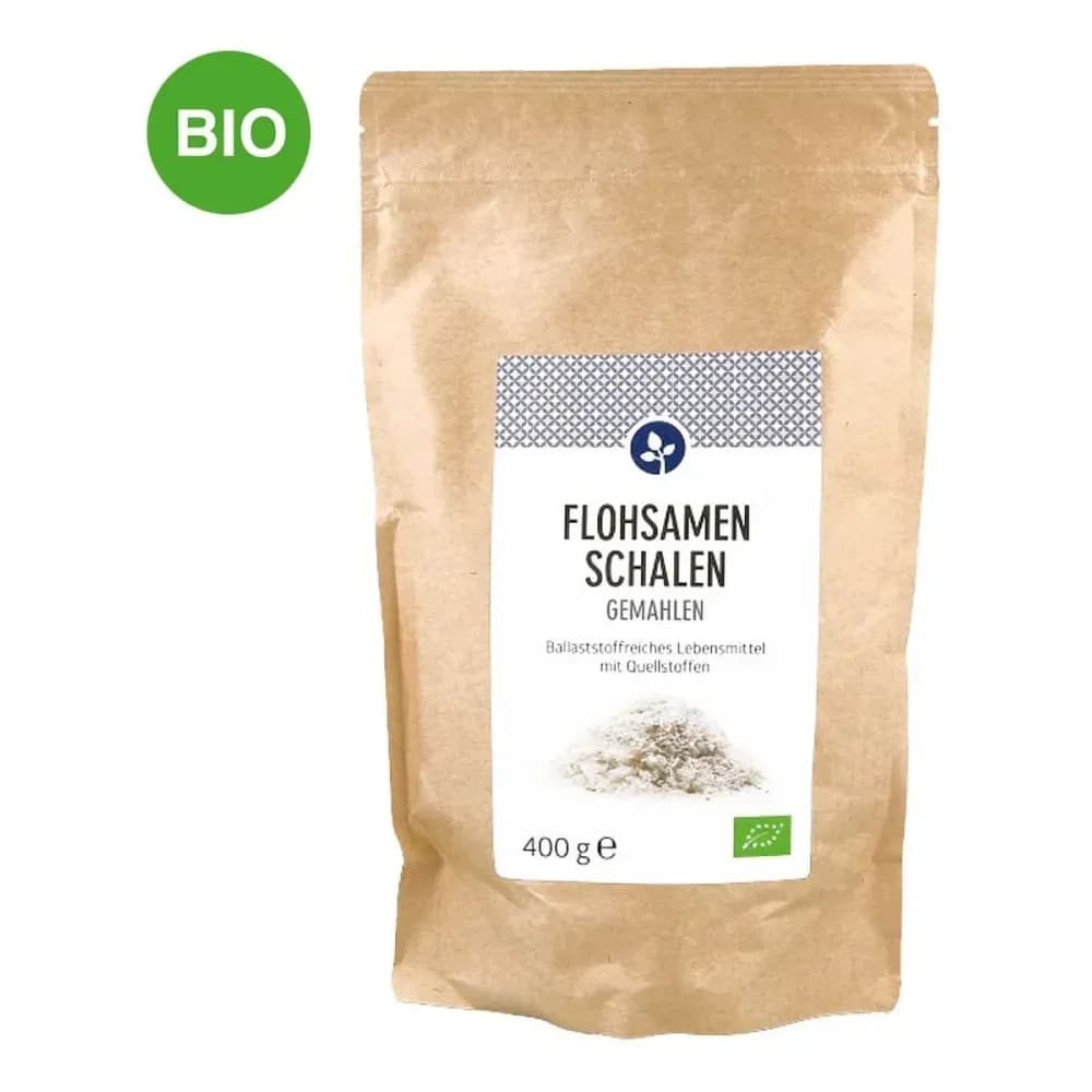 Flohsamenschalen gemahlen Bio