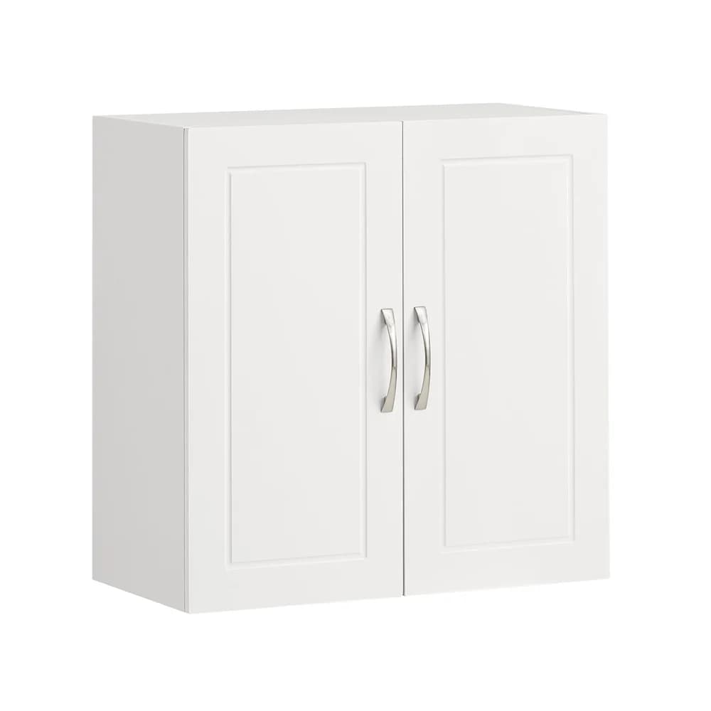 SoBuy Hängeschrank mit 2 Türen Dunkelgrau 60x30x60cm Modern