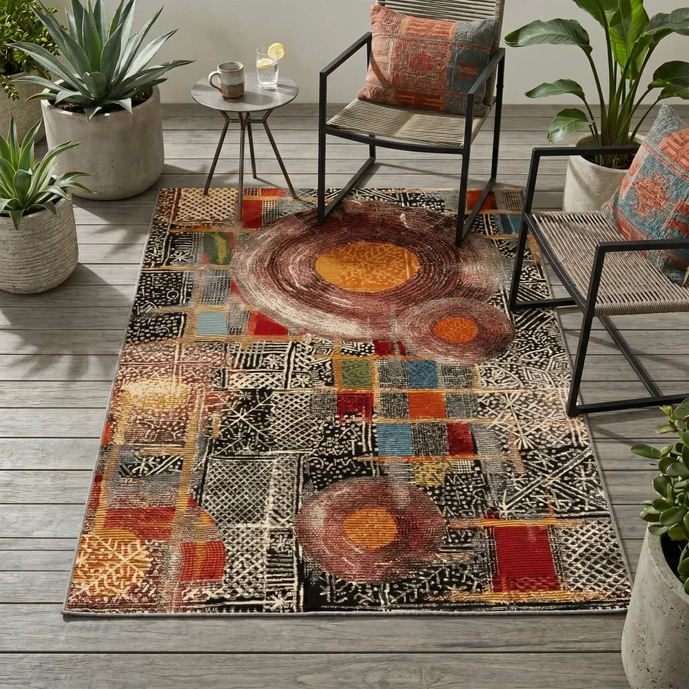 Gino Falcone In- & Outdoorteppich Aurora 036 multicolor 60 x 100 cm