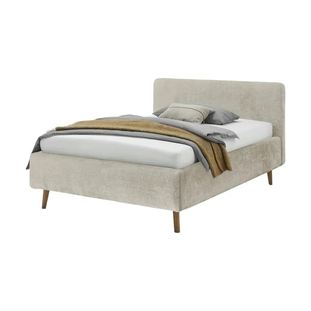 Polsterbett Mattis , beige , Maße (cm): B: 161 H: 105