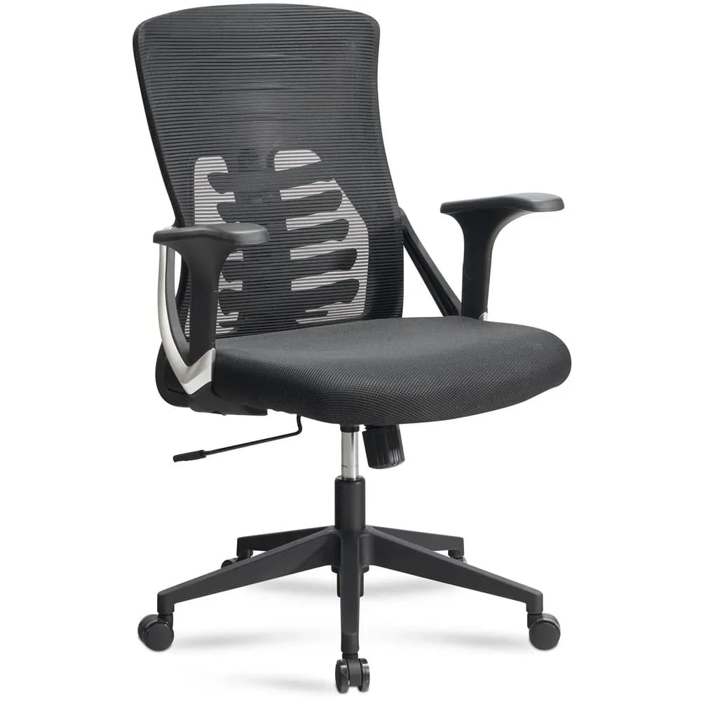 Amstyle Bürostuhl Schreibtischstuhl Mesh Schwarz Drehstuhl Ergonomisch 120 kg