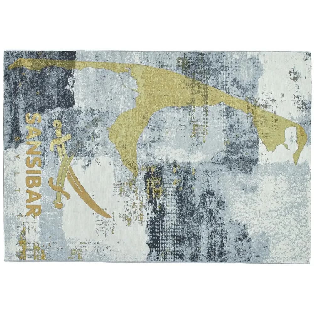 Sansibar In- & Outdoorteppich Rantum Beach SA-028 turquoise 80 x 165 cm