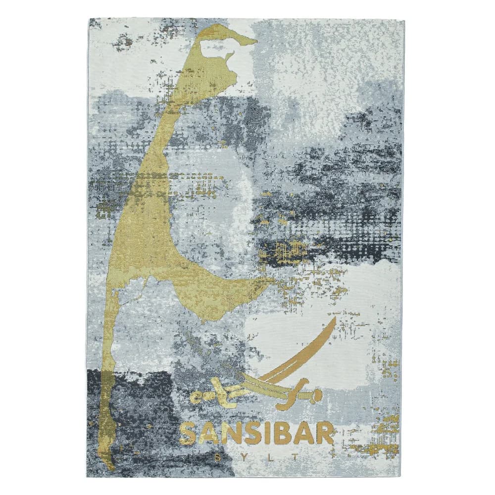 Sansibar In- & Outdoorteppich Rantum Beach SA-028 turquoise 120 x 180 cm