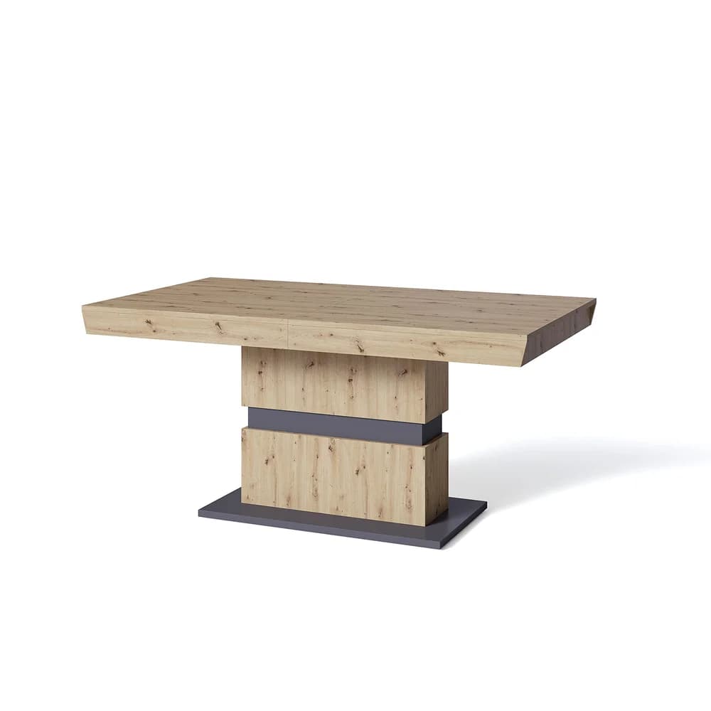 BYLIVING Esstisch Matthew (Artisan Eiche, 160-215cm (ausziehbar))