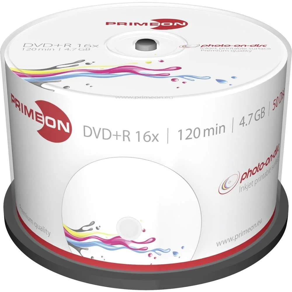 PRIMEON DVD+R 50 Stück Spindel