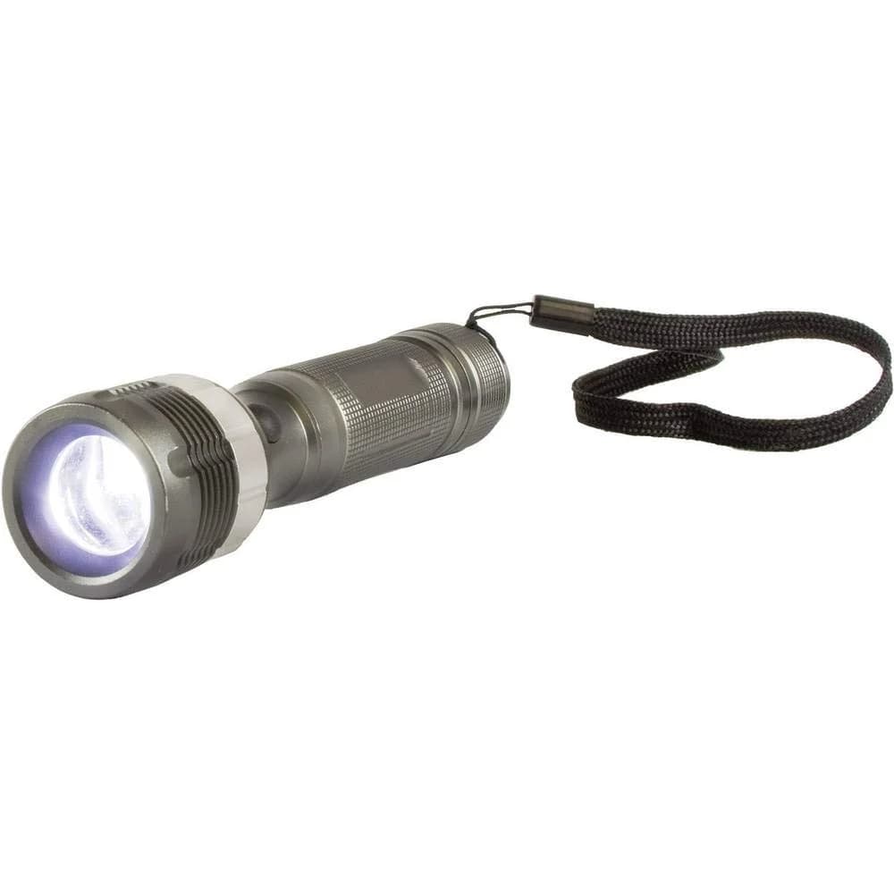 Arcas Taschenlampe 3 W Zoom LED-Taschenlampe 30700015 grau