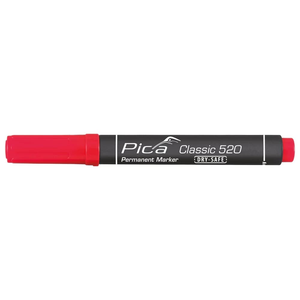 Pica Classic - Permanent Marker - wasserfest - rot - 520/40