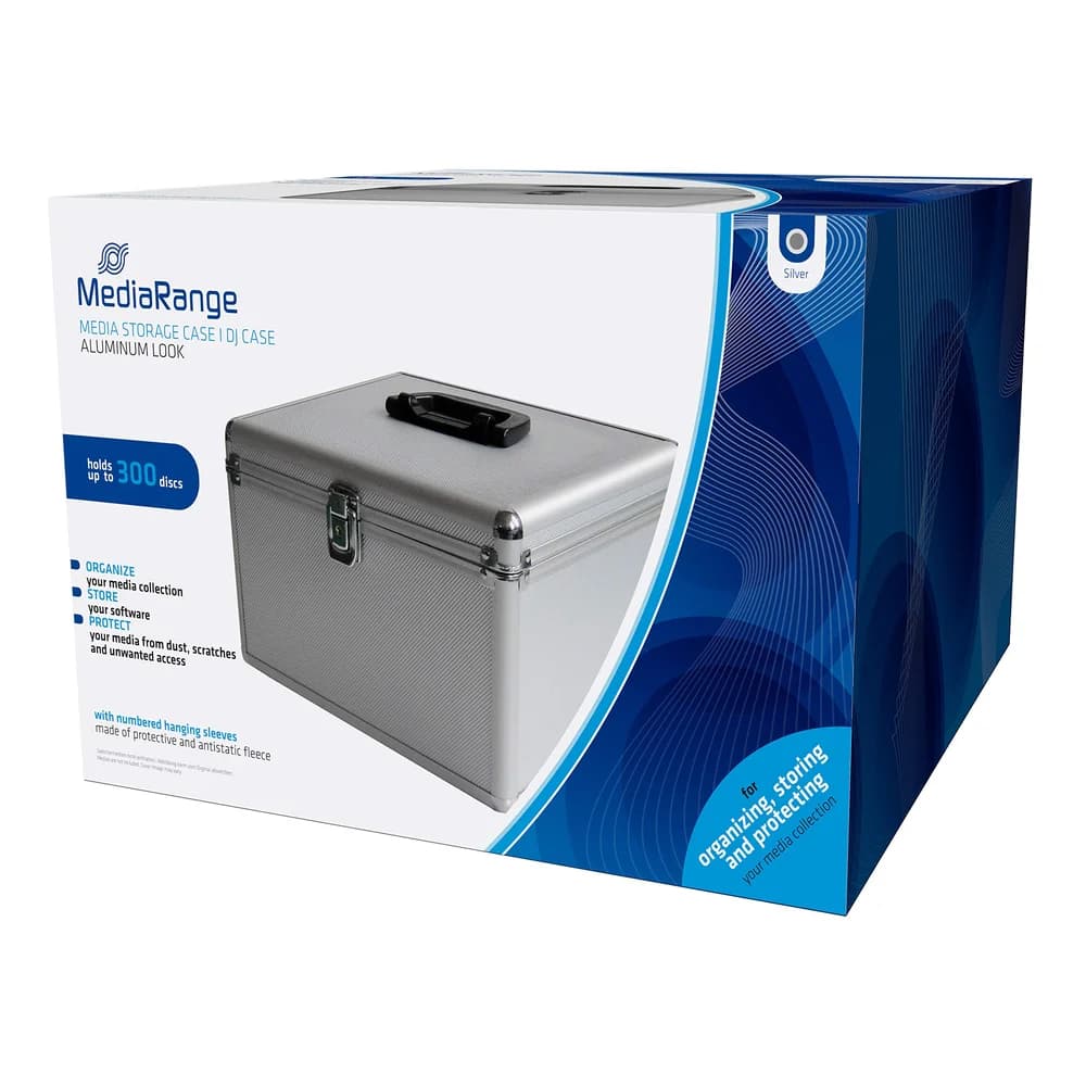MediaRange CD-/DVD-Koffer für 300 Disks