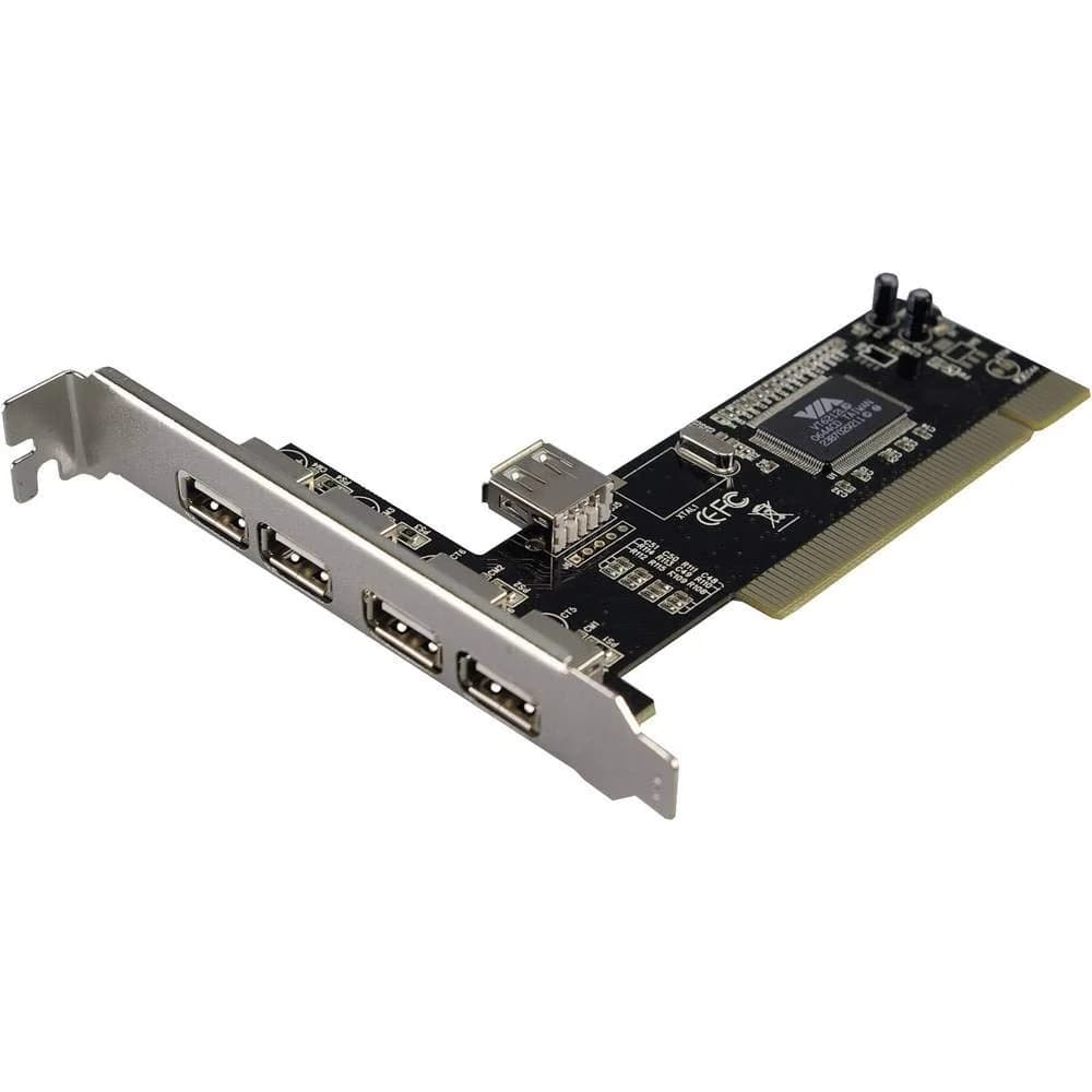 LogiLink PCI Schnittstellenkarte USB 2.0 4+1x