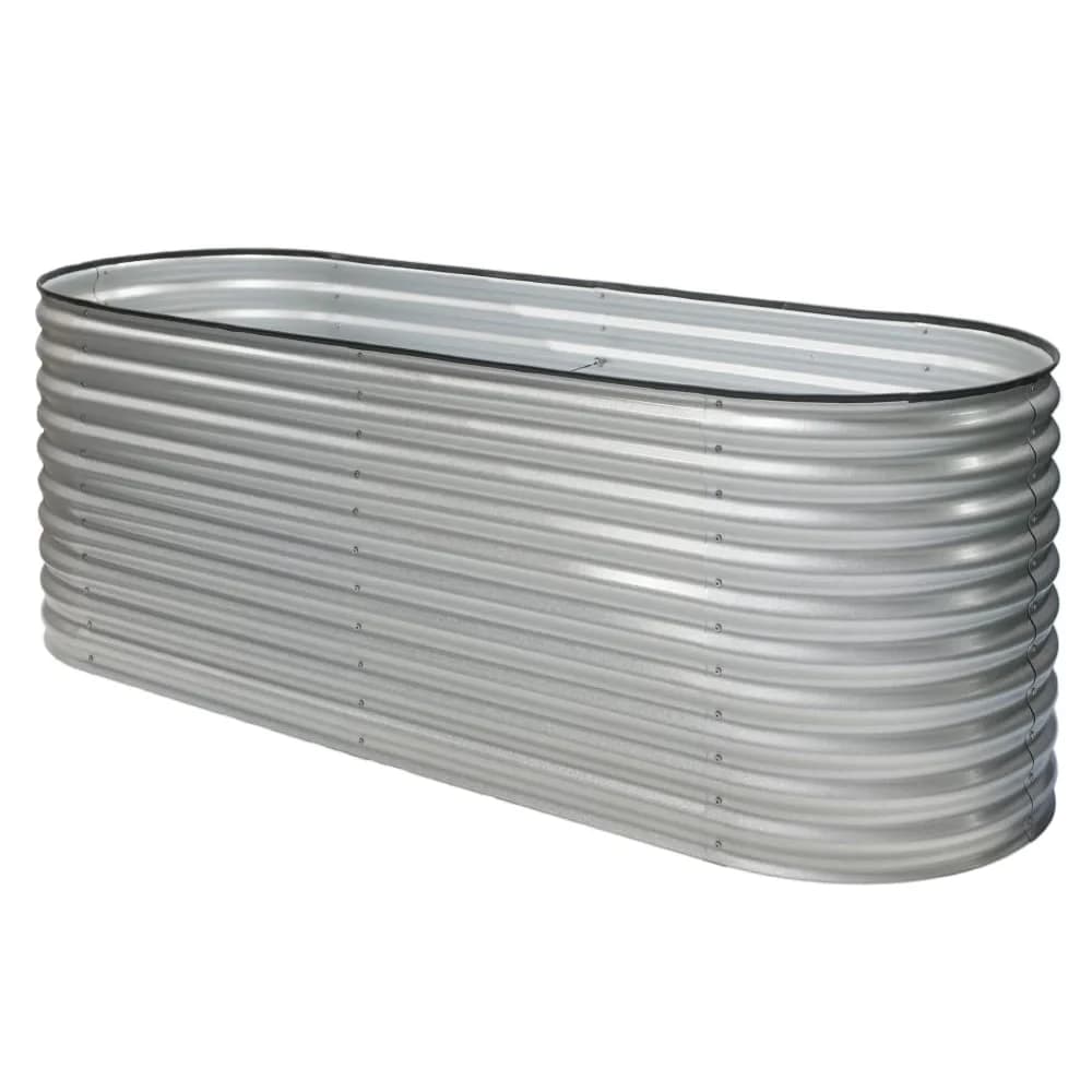 Westmann Metall Hochbeet Gartenbeet Grow Faster silber 240x80x82cm