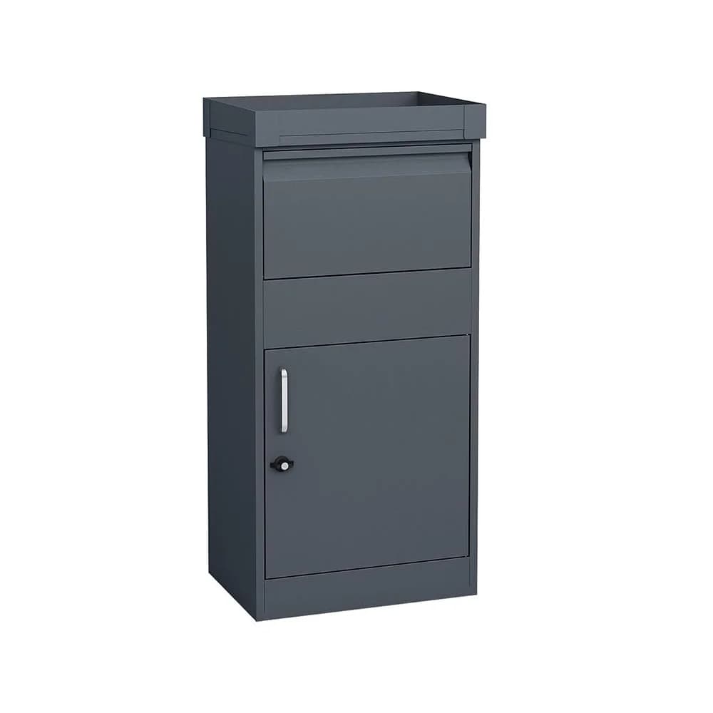 Westmann Stahl Paketbox Piet Anthrazit 50x37x105 cm - Grau