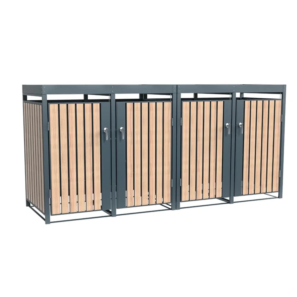 WESTMANN Mülltonnenbox »Planta« (4 x 240 L)
