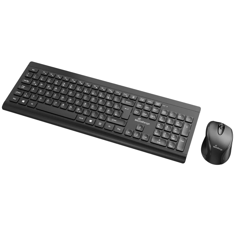 MediaRange Tastatur&Maus Kabellos MROS104 QWERTZ