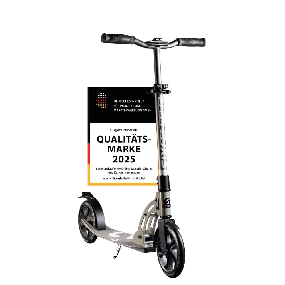 SIX DEGREES Aluminium Scooter 205 mm grau