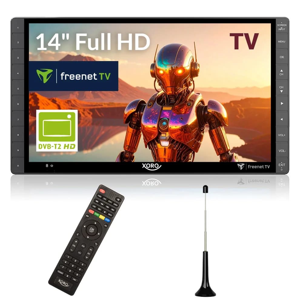 Xoro PTL 1450 V2 LCD-LED Fernseher (14 Zoll, inklusive 6 Monate freenet TV)
