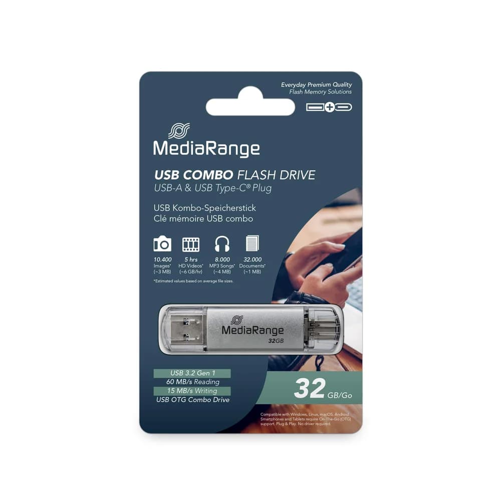 MediaRange USB-Sticks Combo 32GB