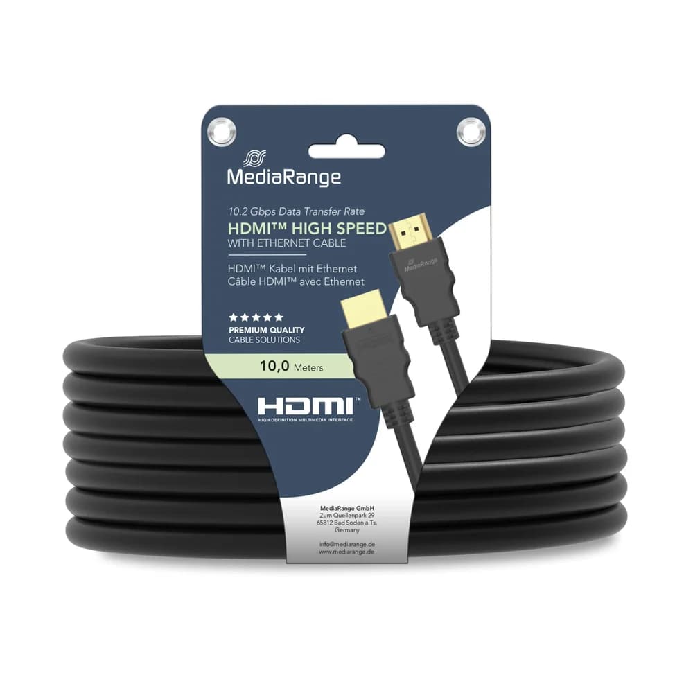 MediaRange HDMI-Kabel MRCS212 Schwarz