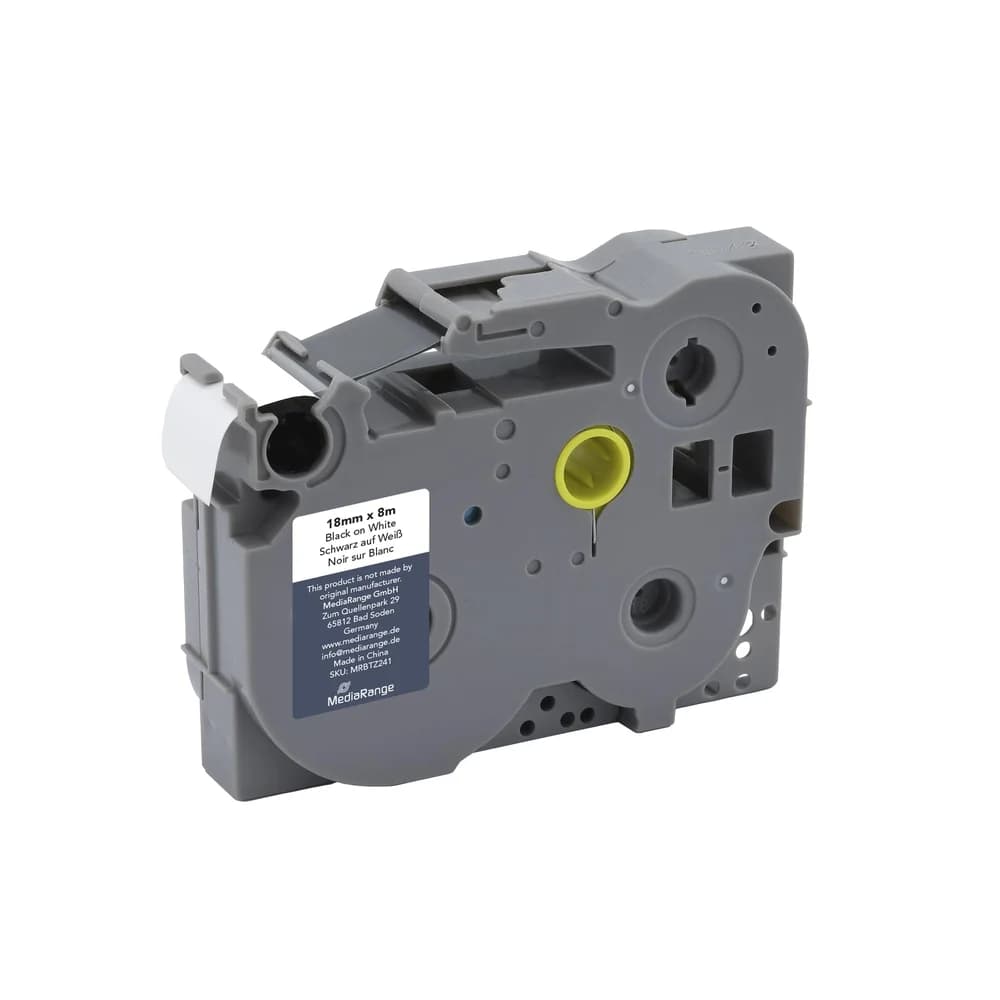 MediaRange Schriftband ersetzt brother TZe-241