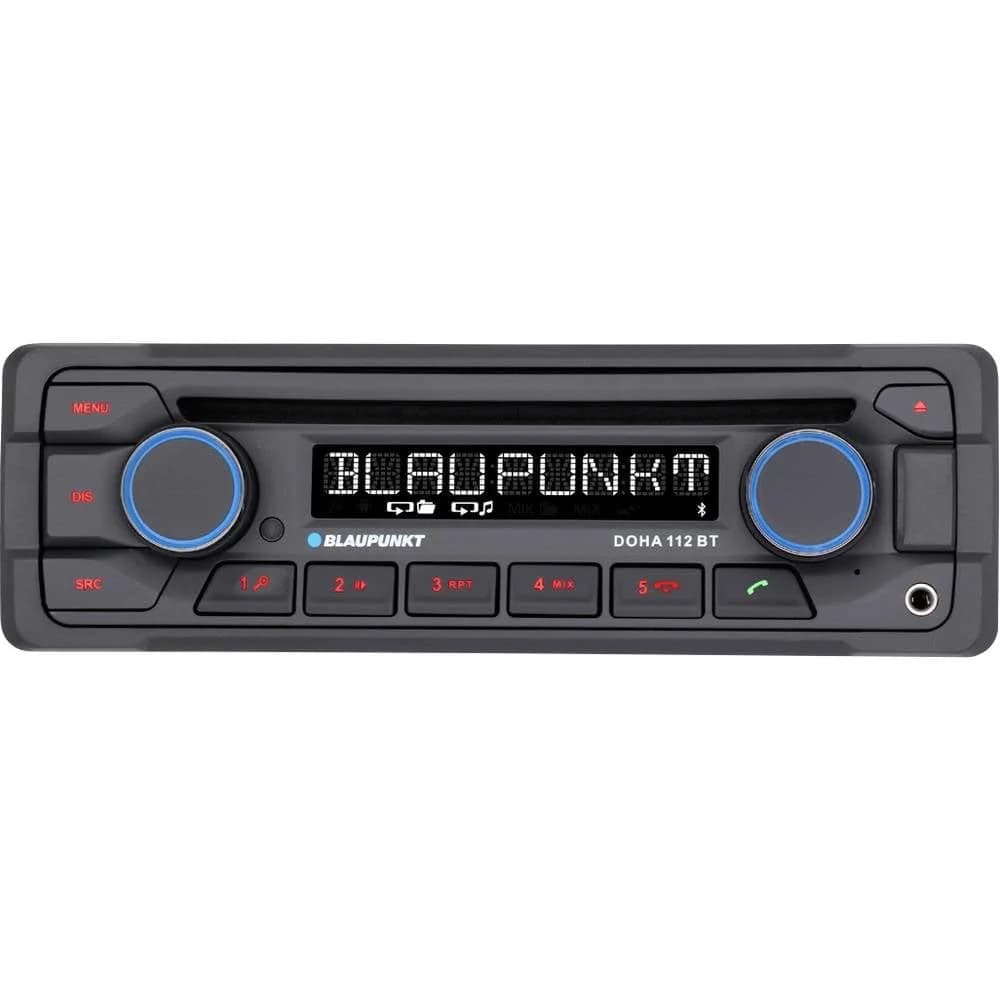 Blaupunkt Blaupunkt Doha 112 BT Autoradio Anschluss für Lenkradfernbedienung, Bl Autoradio schwarz